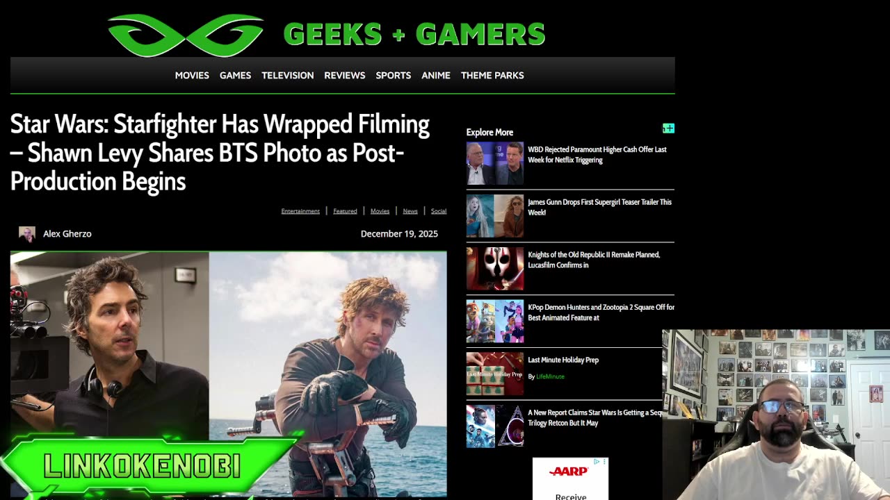 Star Wars Starfighter Has Finished Wrapping Up