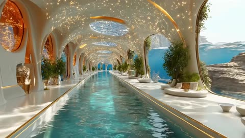 The Neo-Futurism Aesthetic: Stunning White & Gold Concepts of Tomorrow's World | 4K