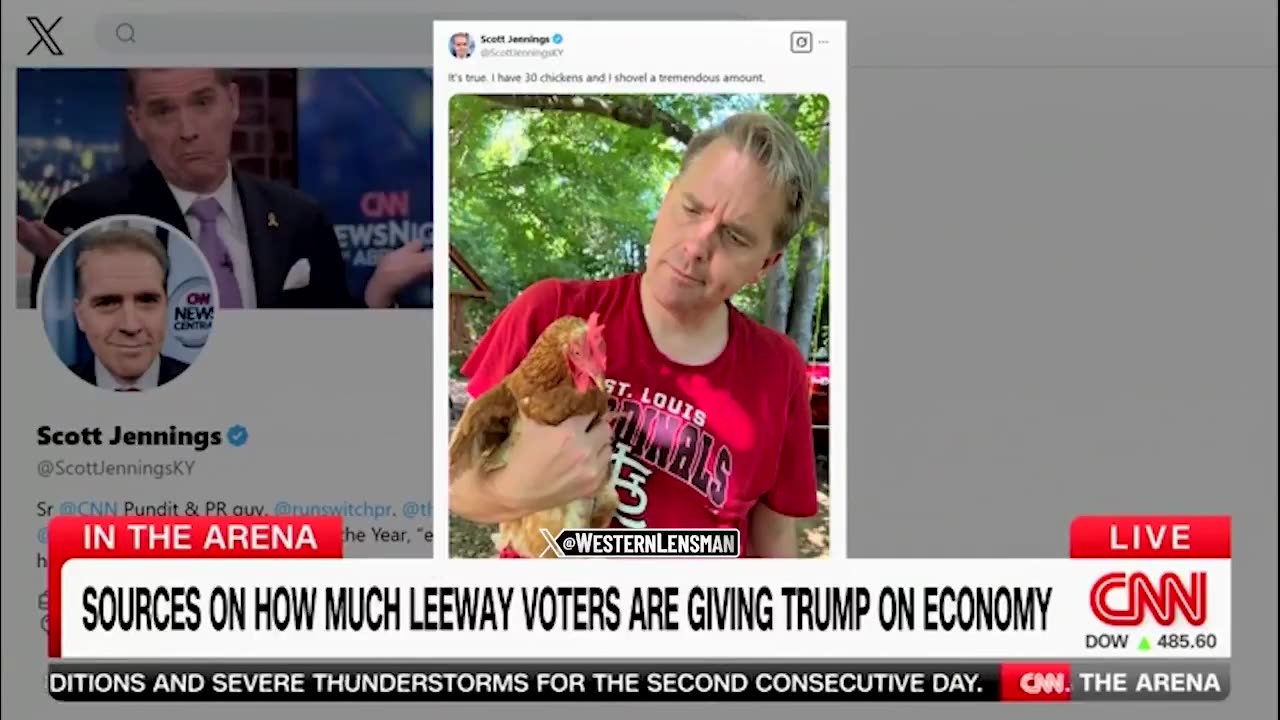 Scott Jennings (who raises his own chickens) breaks down the “egg prices!”
