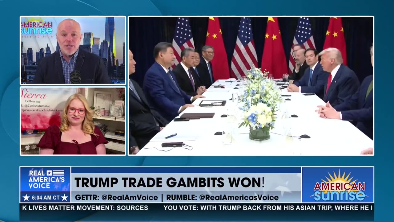 TRUMP TRADE GAMBITS WON!