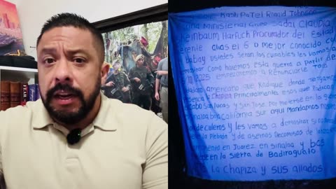 The Cartel has send a direct threat to FBI director Kash Patel in a “Cartel Banner” 