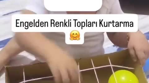 rescuing colored balls from obstacles
