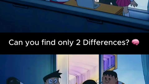 Find the difference #ytshorts #animeshorts #shorts #viralshorts #trending #doremon #anime #love