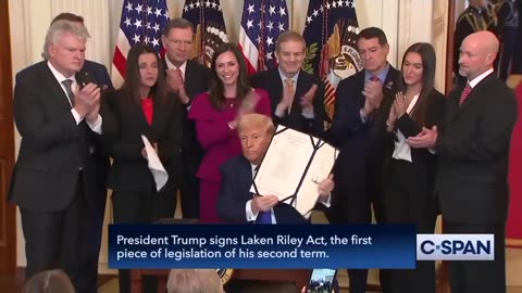 President Trump Signs The Laken Riley Act into Law