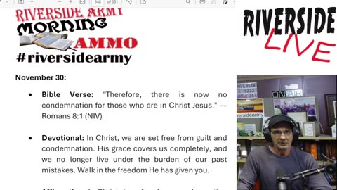 Riverside Morning Ammo Daily Devotional 11.30.25