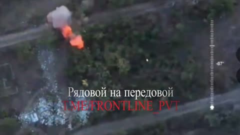 Defeat of a Ukrainian Armored Vehicle in Konstantinovka
