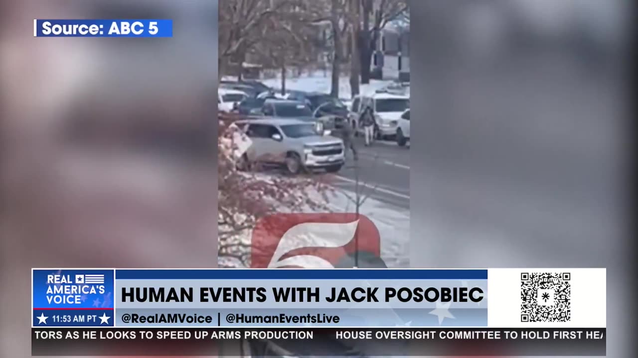 FRONT VIEW VIDEO ANGLE: "VERY CLEARLY THAT WOMAN RUN INTO THE AGENT"