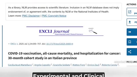 People who had one dose of the COV-ID shot are 34% more likely to get colorectal cancer,