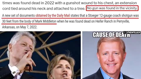 The CLINTON aid death of MARK MIDDLETON is another one of the most obvious murders ...