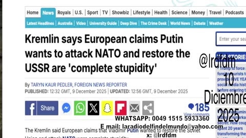 MCM Paradero desconocido / Votá Zelensky 2026 10.12.2025