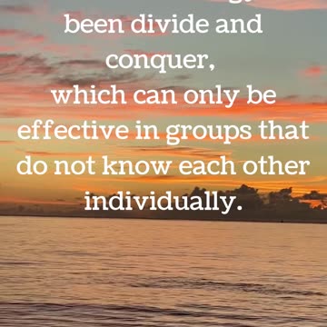 Having a mind of our own is crucial.