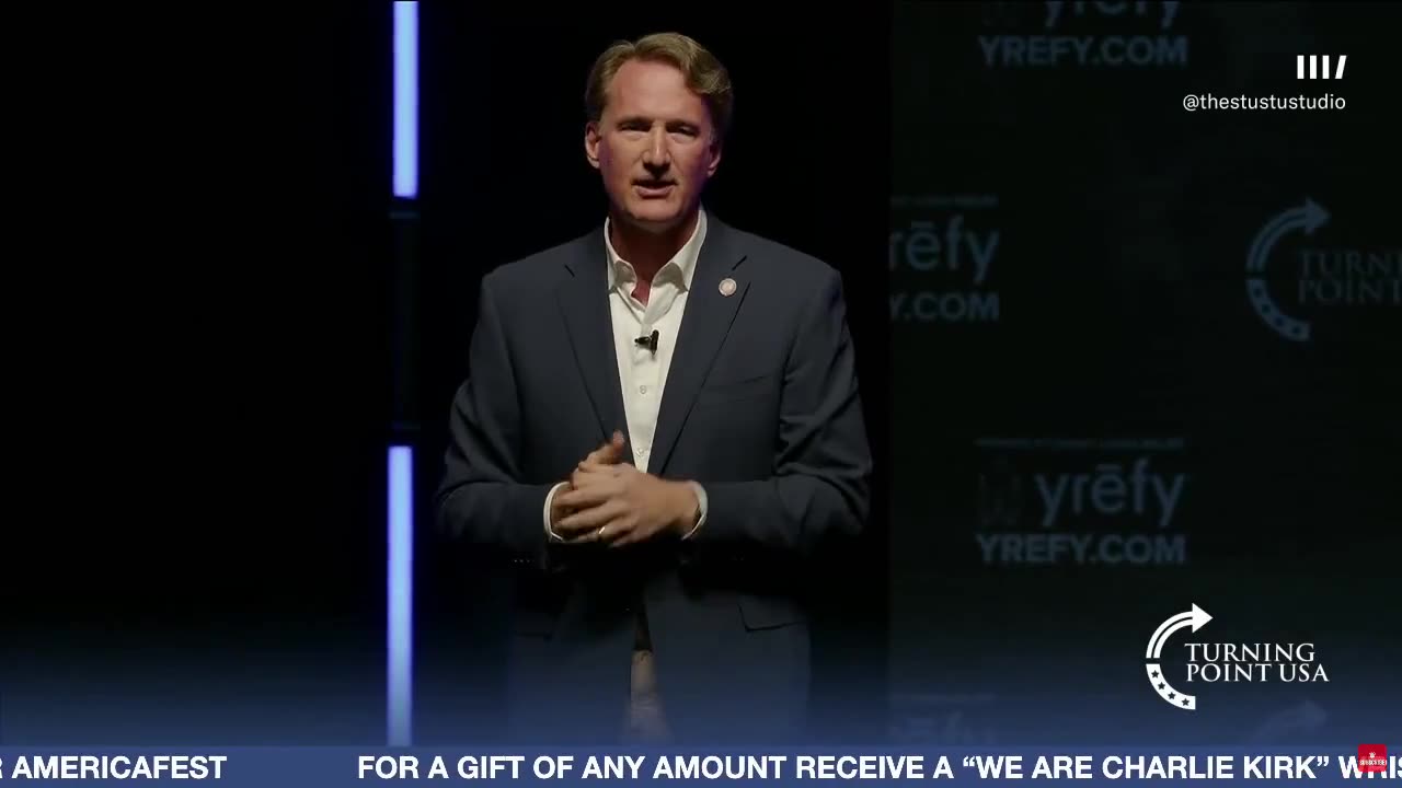 ‘You Will Be The Next Charlie’: Glenn Youngkin Urges Crowd To Continue Kirk’s Legacy