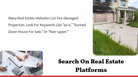 Fire Damage Homes For Sale