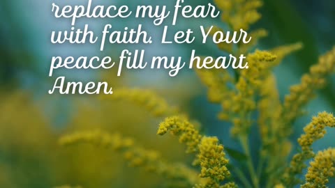 Fear can’t stay where faith stands tall. 💫