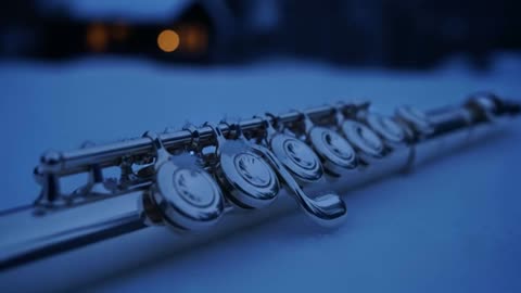 Zen Flute Melodies for a Peaceful Winter Evening | Relaxing Instrumental Music for Calm & Focus