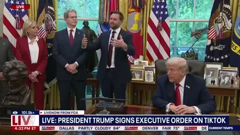 President Trump signs executive orders |