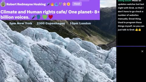 Climate and Human rights cafe/ One planet- 8+ billion voices. 🎤🗣 💚♥