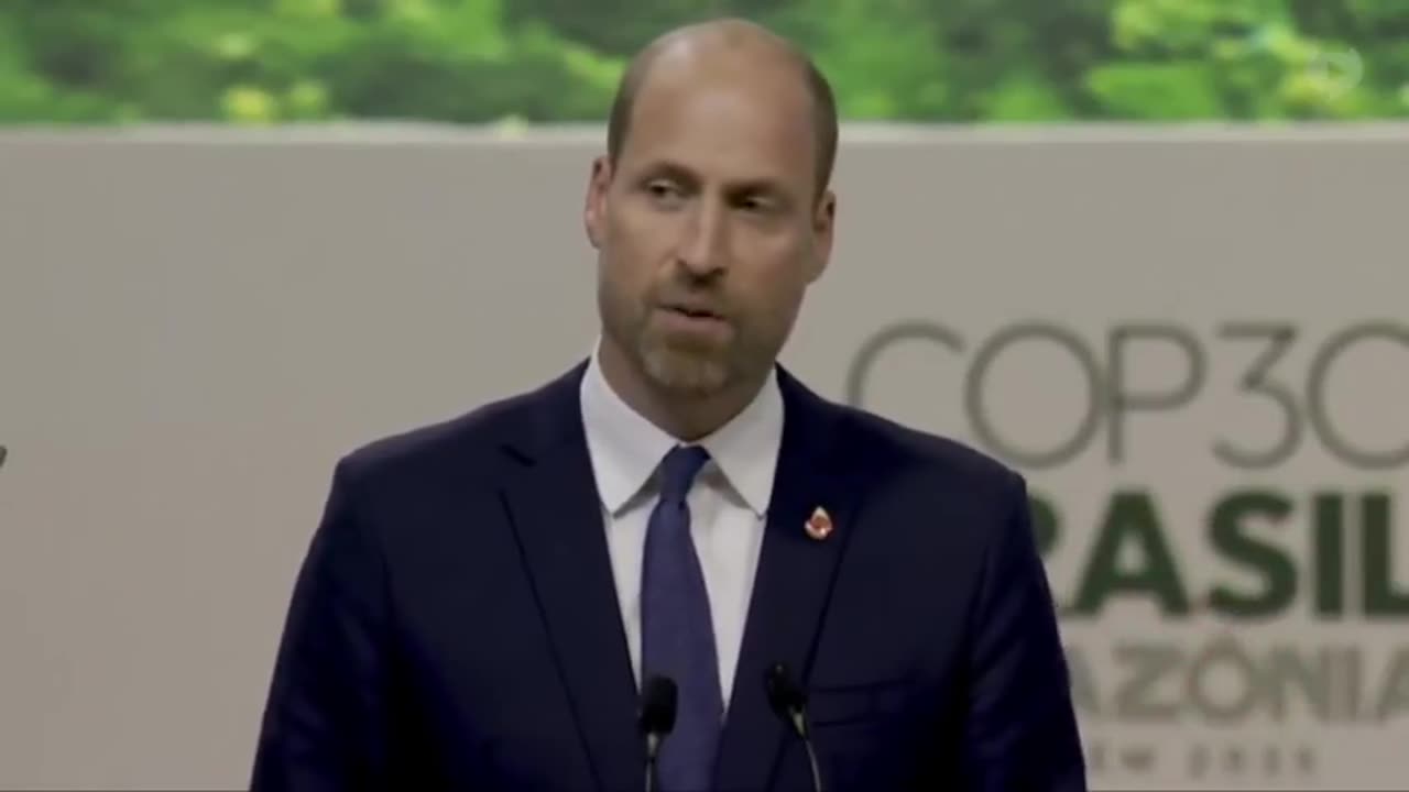 Prince (of darkness) William at the (Cult) COP30 Climate Summit