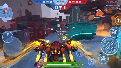 Mech arena: 28/10 gameplay (double MVP Death Walker + Seeker)