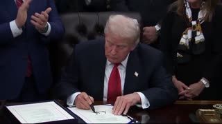 BREAKING: President Trump signs bill ENDING the Democrat government shutdown