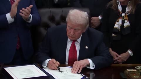 BREAKING: President Trump signs bill ENDING the Democrat government shutdown