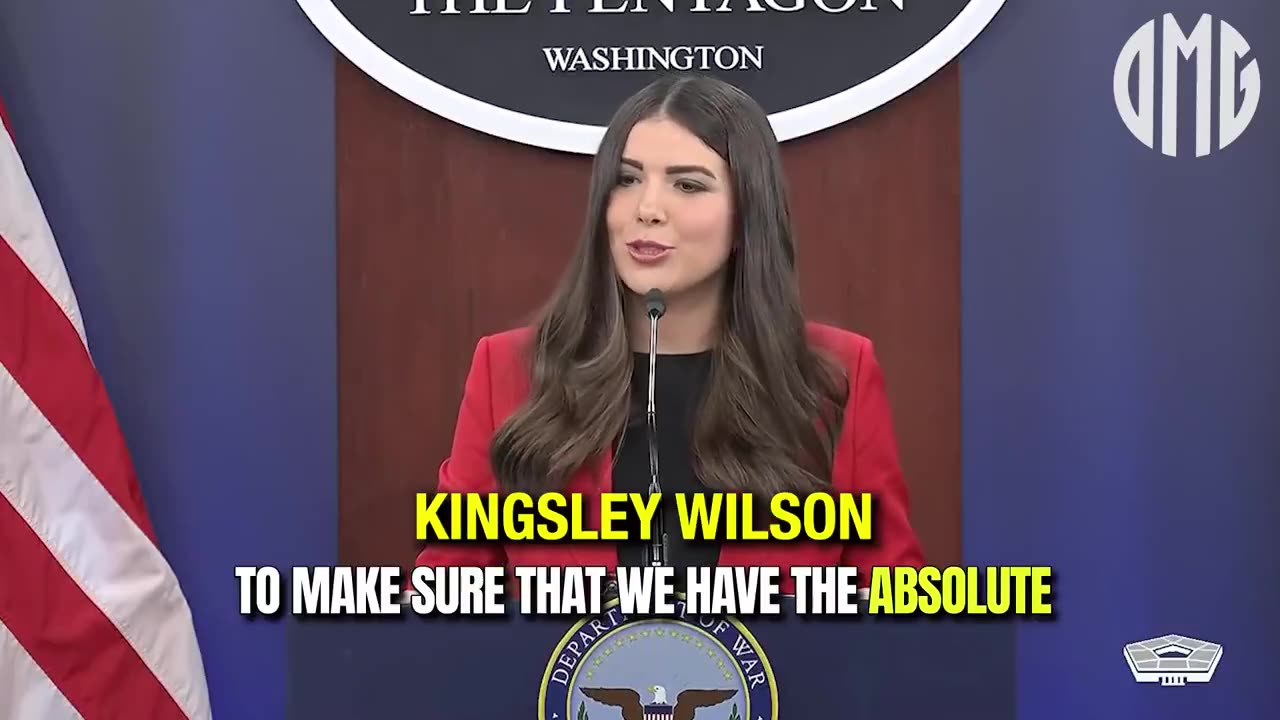 James O’Keefe questions DoW Press Secretary Kingsley Wilson
