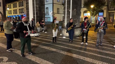 LIVE: Ponta Delgada Walk 🎅🎄 Wednesday evening, Sao Miguel Azores Portugal - 17.12.2025 #IRL