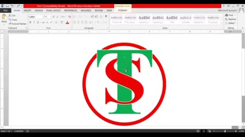 How to design logo in Ms office