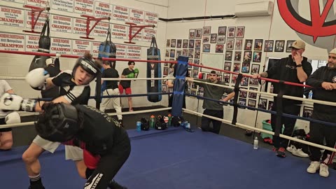 Joey sparring Jimmy 1. 2/11/25