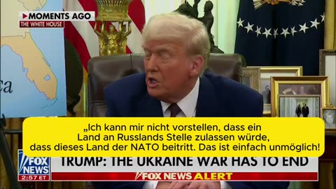 in 30 Sekunden hat Präsident Trump das Narrativ der West - EU zerstört.