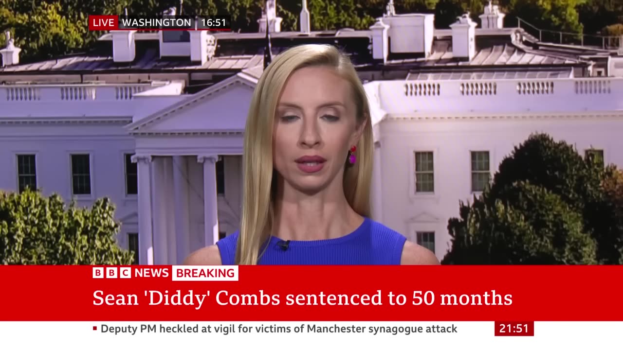 Sean "Diddy" combs jailed for more than four years protitutions case