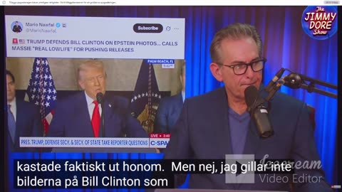 Trump försvarar pedofilen Bill Clinton