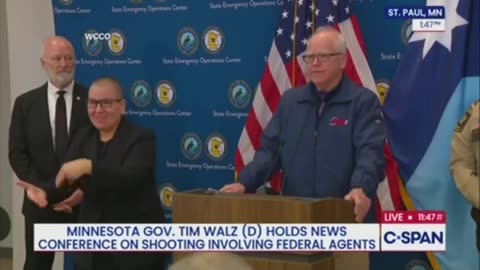 Governor Tim Walz decides he is deploying the Nation Guard And blames Trump