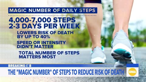 How many daily steps can lower your risk of death