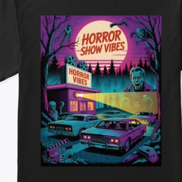 Horror Show Vibes Tee.Limited Stock Shop Now .Link in Video Description.