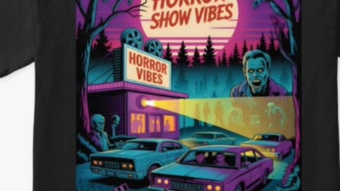 Horror Show Vibes Tee.Limited Stock Shop Now .Link in Video Description.