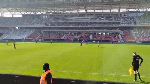 Gol Gabriel Nedelea. Steaua vs Voluntari. Liga 2 Romania 22.02.2025