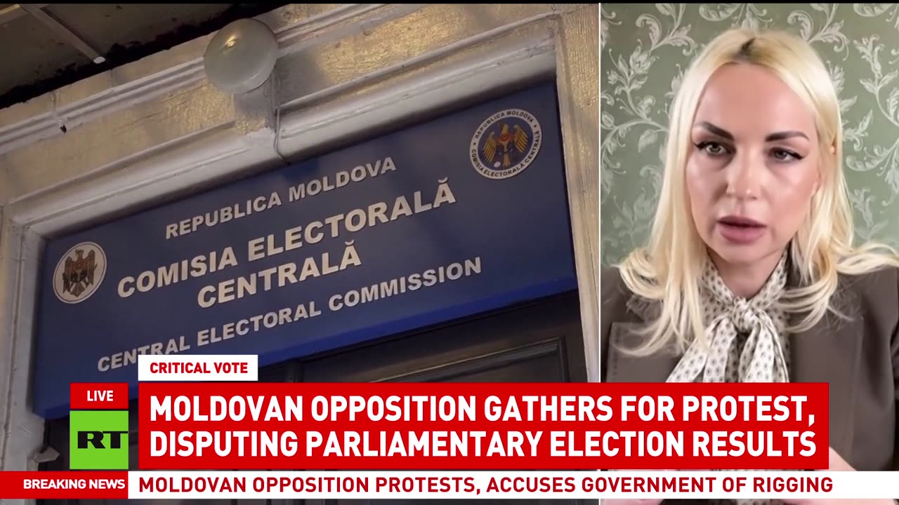 'These elections are not the will of the people' — Marina Tauber on Moldova