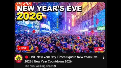 LIVE New York City Times Square New Years Eve 2026