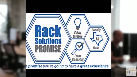 RackSolutions 2U Horizontal Patch Cable Organizer Box/Duct - 12 Duct Openings fo