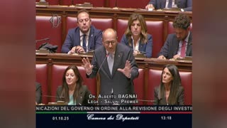 🔴 Intervento dell'On. Alberto Bagnai in Aula: il PNRR non è un pasto gratis! (01.10.2025)