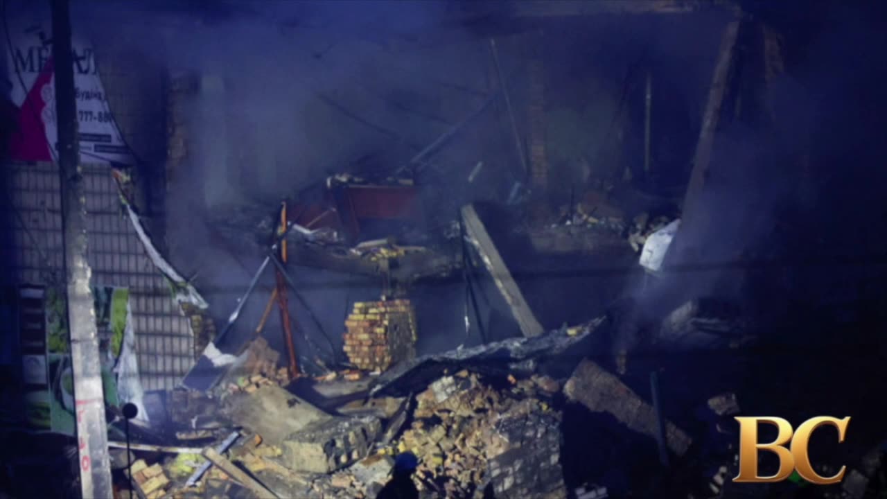 Russian barrage causes blackouts in Ukraine