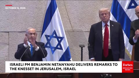 FULL REMARKS: Israeli PM Benjamin Netanyahu Praises U.S., Trump To Knesset: 'May God Bless America'