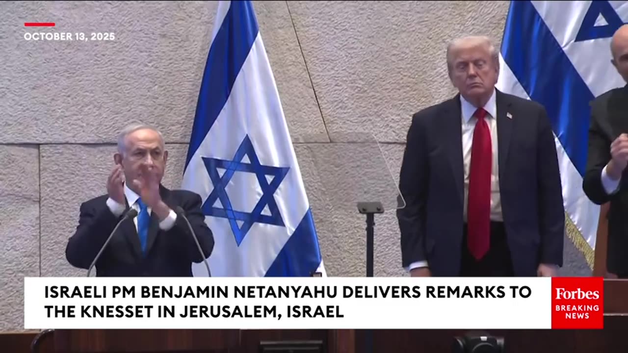 FULL REMARKS: Israeli PM Benjamin Netanyahu Praises U.S., Trump To Knesset: 'May God Bless America'