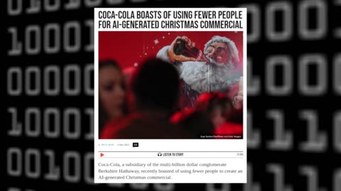 Coca Cola Boasts of Using Less People and AI Instead