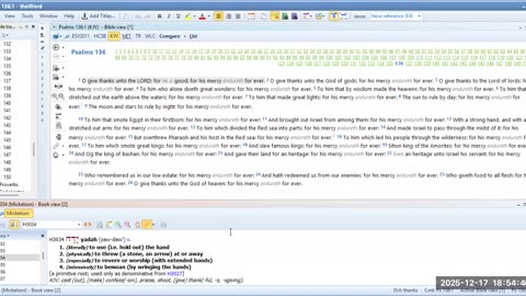 Bible Study Psalms 136