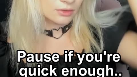 Pause if you're quick enough...
