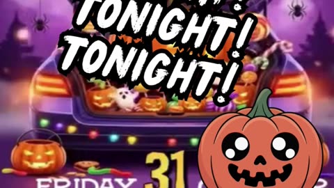 TONIGHT ! TONIGHT! MCW Be thhhheeerrreeeeee! 🎃 It’s Tricks & Treats!!