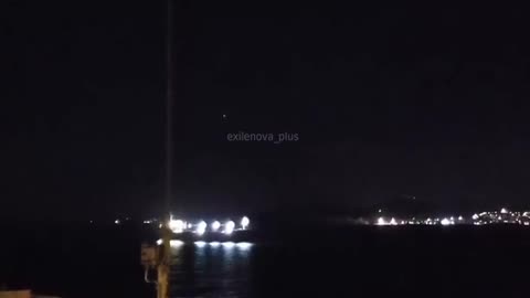 🛳️💥 Operational control from a vessel anchored near the port of Tuapse at the time