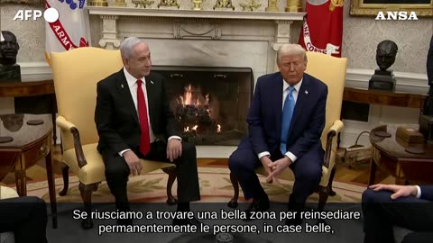 NOTIZIE DAL MONDO Trump:'Cercare un posto dove reinsediare permanentemente i palestinesi' direi che il Jewish autonomous oblast in Russia sia un ottimo posto dove reinsediarli,togliendolo agli ebrei...